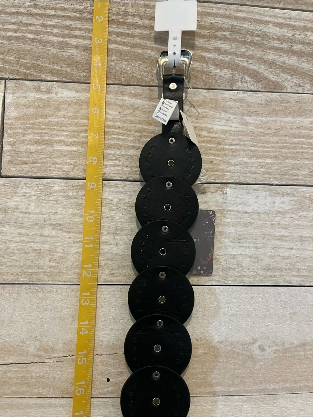 Haute Hippie Belt Western Boho Cowboy Circular Disc - Picture 6 of 8